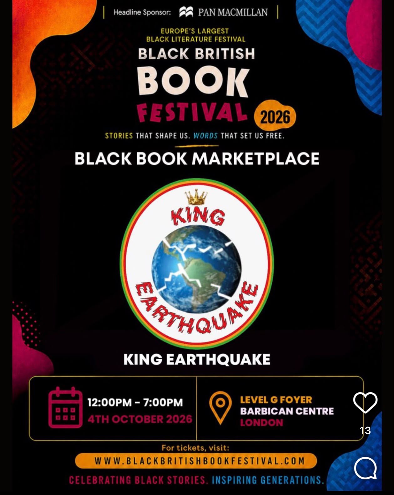 Black British Book Festival Poster